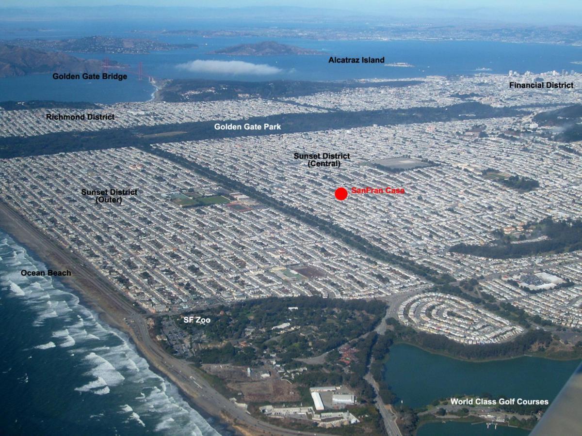 Stunning Sanfran Casa Close To Center And Steps From Ocean San Francisco Eksteriør billede